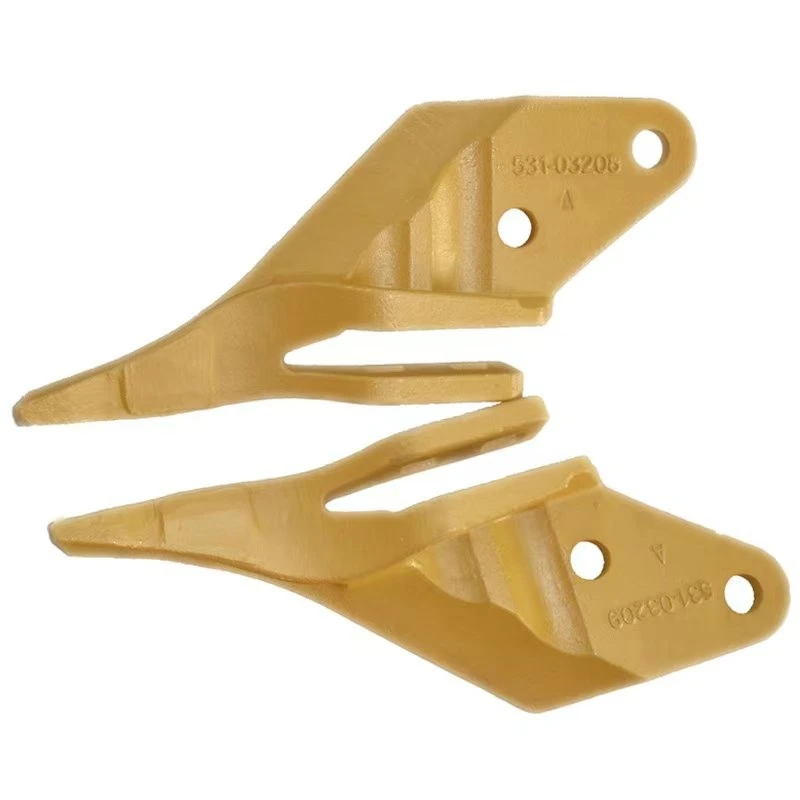 Dente laterale JCB (lh, 22mm), 531-03208/531-03209, caricatore denti da pala